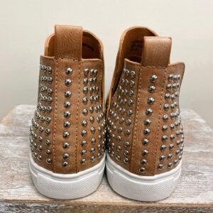 Grant Slip-On Studded Shoes – Tan