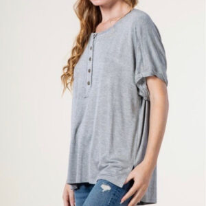 Basic Henley S/S Top