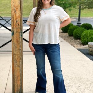 Plus – Kan Can Dark Wash Flare Jeans