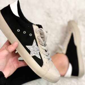 Shu Shop Pamela Black Star Sneaker