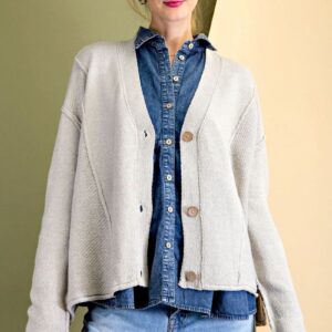 Oversized Button Down Sweater Cardigan