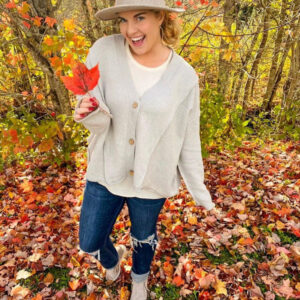 Oversized Button Down Sweater Cardigan